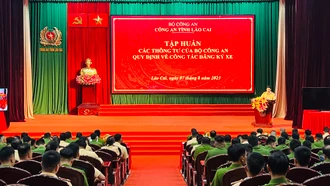 Tập huấn thực hiện các thông tư quy định về cấp, thu hồi, đăng ký biển số xe cơ giới