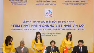 Tem phát hành chung Việt Nam - Ấn Độ