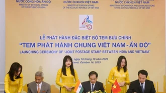 Tem phát hành chung Việt Nam - Ấn Độ