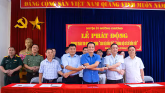 Mường Khương: Phát động phong trào thi đua xây dựng “Chi bộ bốn tốt”, “Đảng bộ cơ sở bốn tốt”