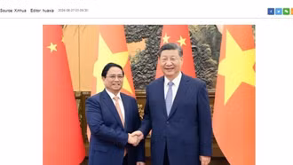 Truyền thông Trung Quốc đồng loạt đưa tin về chuyến công tác của Thủ tướng Phạm Minh Chính