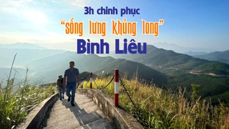 Chinh phục ''sống lưng khủng long'' Bình Liêu