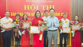 Hội thi báo cáo viên giỏi huyện Văn Bàn năm 2023