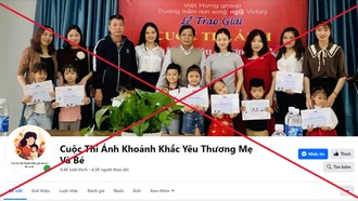 Cảnh giác trò lừa đảo mạo danh VTV tổ chức 'Cuộc Thi Ảnh Khoảnh Khắc Yêu Thương Mẹ và Bé'