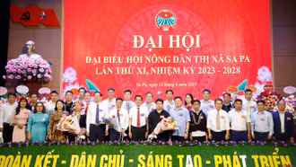 Đại hội Đại biểu Hội Nông dân thị xã Sa Pa lần thứ XI, nhiệm kỳ 2023 - 2028
