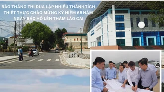 Bảo Thắng: Lan tỏa và thi đua sôi nổi các công trình, phần việc chào mừng 65 năm ngày Bác Hồ lên thăm Lào Cai