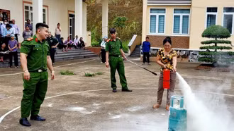 Tuyên truyền phòng cháy, chữa cháy cho người dân Trịnh Tường