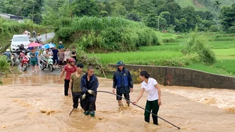 Mưa dông diện rộng và mưa lớn cục bộ