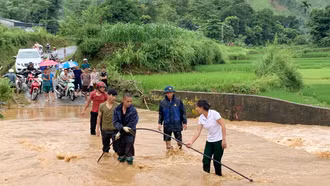 Mưa dông diện rộng và mưa lớn cục bộ