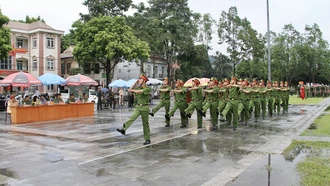 Kiểm tra công tác chuẩn bị Lễ ra mắt Lực lượng tham gia bảo vệ ANTT ở cơ sở tại huyện Bát Xát