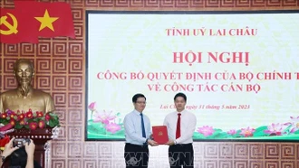 Bộ Chính trị điều động, chỉ định đồng chí Vũ Mạnh Hà giữ chức Phó bí thư Tỉnh ủy Lai Châu