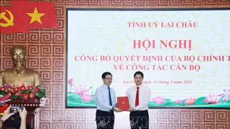 Bộ Chính trị điều động, chỉ định đồng chí Vũ Mạnh Hà giữ chức Phó bí thư Tỉnh ủy Lai Châu
