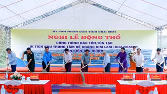 Thủ tướng Phạm Minh Chính dự Lễ khởi công tôn tạo Khu đề kháng Him Lam