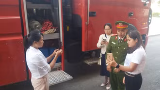 Công an huyện Bảo Thắng: Tuyên truyền trực tuyến về phòng cháy cho hơn 420 học sinh mầm non