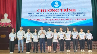 Phân hiệu Đại học Thái Nguyên tại tỉnh Lào Cai khen thưởng “Sinh viên 5 tốt”