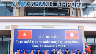 Lào khánh thành và đưa vào sử dụng sân bay Nongkhang