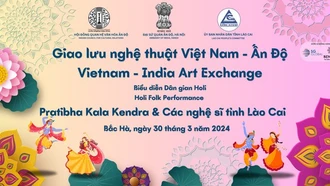 Nhóm múa dân gian Pratibha Kala Kendra sắp tham gia biểu diễn tại huyện Bắc Hà