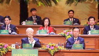 Tổng Bí thư Nguyễn Phú Trọng dự Đại hội Hội Nông dân Việt Nam lần thứ VIII