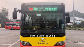 Điều chỉnh tạm thời biểu đồ chạy xe tuyến buýt số 03 trong dịp Lễ hội Xuân đền Thượng năm 2024