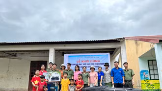 Xây dựng mô hình “Nước sạch cùng em đến trường” tại phân hiệu Khẩu Cồ (Bảo Thắng) 