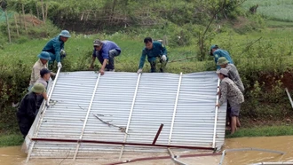 Mưa đá, dông lốc gây thiệt hại hơn 7 tỷ đồng ở Điện Biên