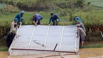 Mưa đá, dông lốc gây thiệt hại hơn 7 tỷ đồng ở Điện Biên