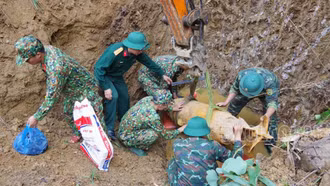 Phá hủy thành công quả bom tại xã Bảo Hà