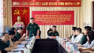 Khảo sát Đề án 1371 tại Bộ đội Biên phòng tỉnh Lào Cai