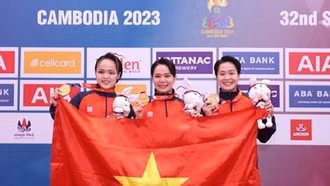 Bảng tổng sắp huy chương SEA Games 32: Đoàn Việt Nam giành 11 HCV