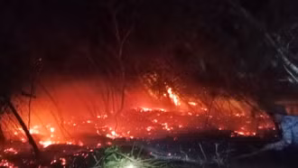 Kịp thời dập tắt hai đám cháy tại thị xã Sa Pa