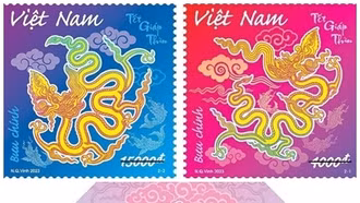 Tem Tết Giáp Thìn quảng bá Di sản thế giới của Việt Nam