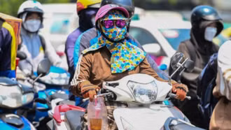 Ngày 17/6, nhiều khu vực có nắng nóng đặc biệt gay gắt