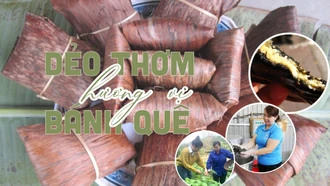 Dẻo thơm hương vị bánh quê