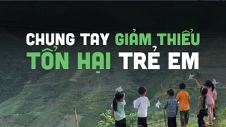 Chung tay giảm thiểu tổn hại trẻ em