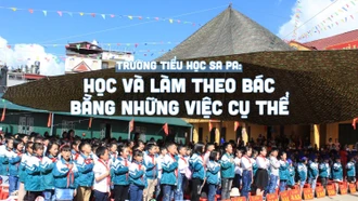 Trường Tiểu học Sa Pa: Học và làm theo Bác bằng những việc cụ thể