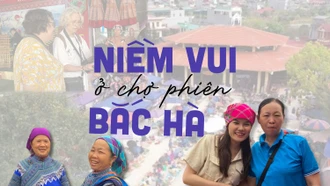 Niềm vui ở chợ phiên Bắc Hà