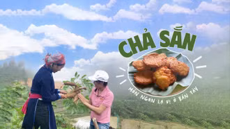 Chả sắn - món ngon lạ vị ở Bản Liền