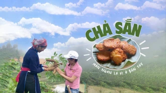 Chả sắn - món ngon lạ vị ở Bản Liền