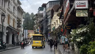 Thí điểm 20 xe điện chở khách tham quan, du lịch trong phạm vi hạn chế trên địa bàn xã Bảo Hà và Tân An