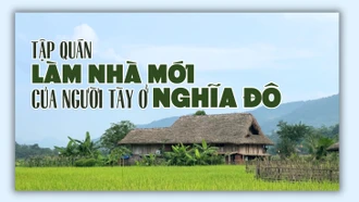 Tập quán làm nhà mới của người Tày Nghĩa Đô