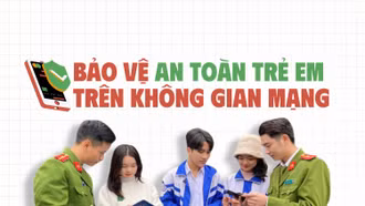 Bảo vệ an toàn trẻ em trên không gian mạng