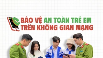 Bảo vệ an toàn trẻ em trên không gian mạng