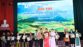 Chung kết Hội thi Hướng dẫn viên du lịch giỏi lần thứ Nhất tỉnh Lào Cai