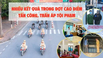 Nhiều kết quả trong đợt cao điểm tấn công, trấn áp tội phạm