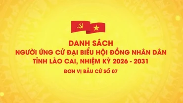 Danh sách chính thức những người ứng cử đại biểu HĐND tỉnh Lào Cai, nhiệm kỳ 2026 - 2031 (đơn vị bầu cử số 7)