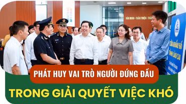 Phát huy vai trò người đứng đầu trong giải quyết việc khó