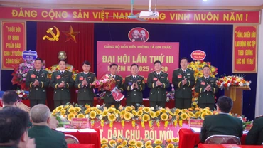 17/17 chi, đảng bộ trực thuộc Đảng bộ Bộ đội Biên phòng tỉnh hoàn thành tổ chức đại hội