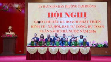 Phường Cam Đường giao chỉ tiêu kế hoạch phát triển kinh tế - xã hội năm 2026