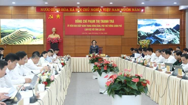 Phó Thủ tướng Chính phủ Phạm Thị Thanh Trà làm việc với tỉnh Lào Cai
