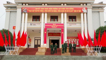 Bộ Chỉ huy Quân sự tỉnh kiểm tra công tác chuẩn bị bầu cử tại Ban Chỉ huy Phòng thủ khu vực 1 - Cam Đường